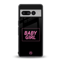 baby girl back phone cover | glass case for google pixel 7 pro