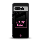 baby girl back phone cover | glass case for google pixel 7 pro