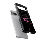 baby girl back phone cover | glass case for google pixel 7 pro