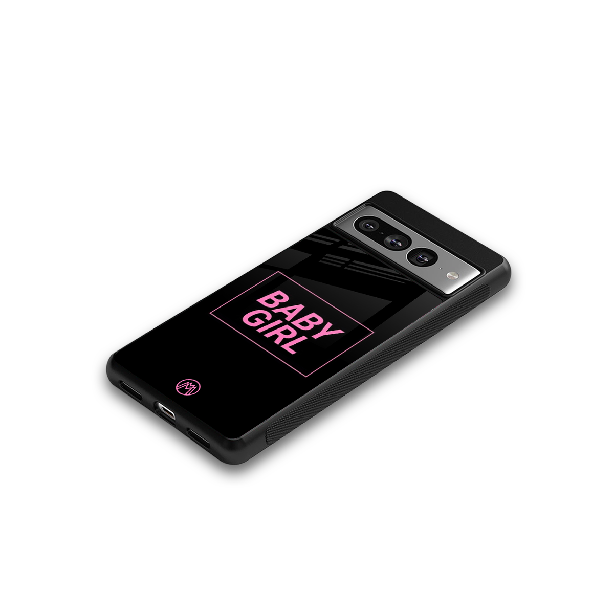 baby girl back phone cover | glass case for google pixel 7 pro