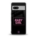 baby girl back phone cover | glass case for Google Pixel 7
