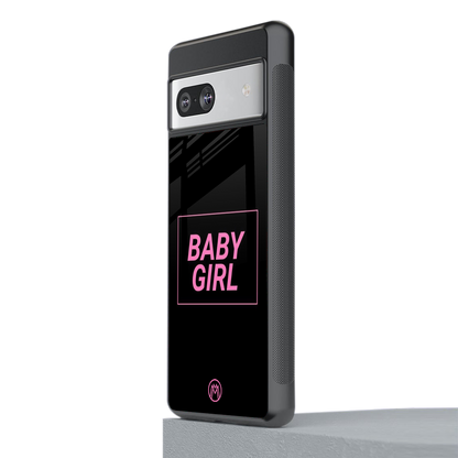 baby girl back phone cover | glass case for Google Pixel 7A