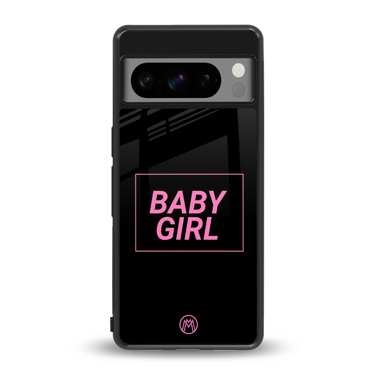 baby girl back phone cover | glass case for google pixel 8 pro