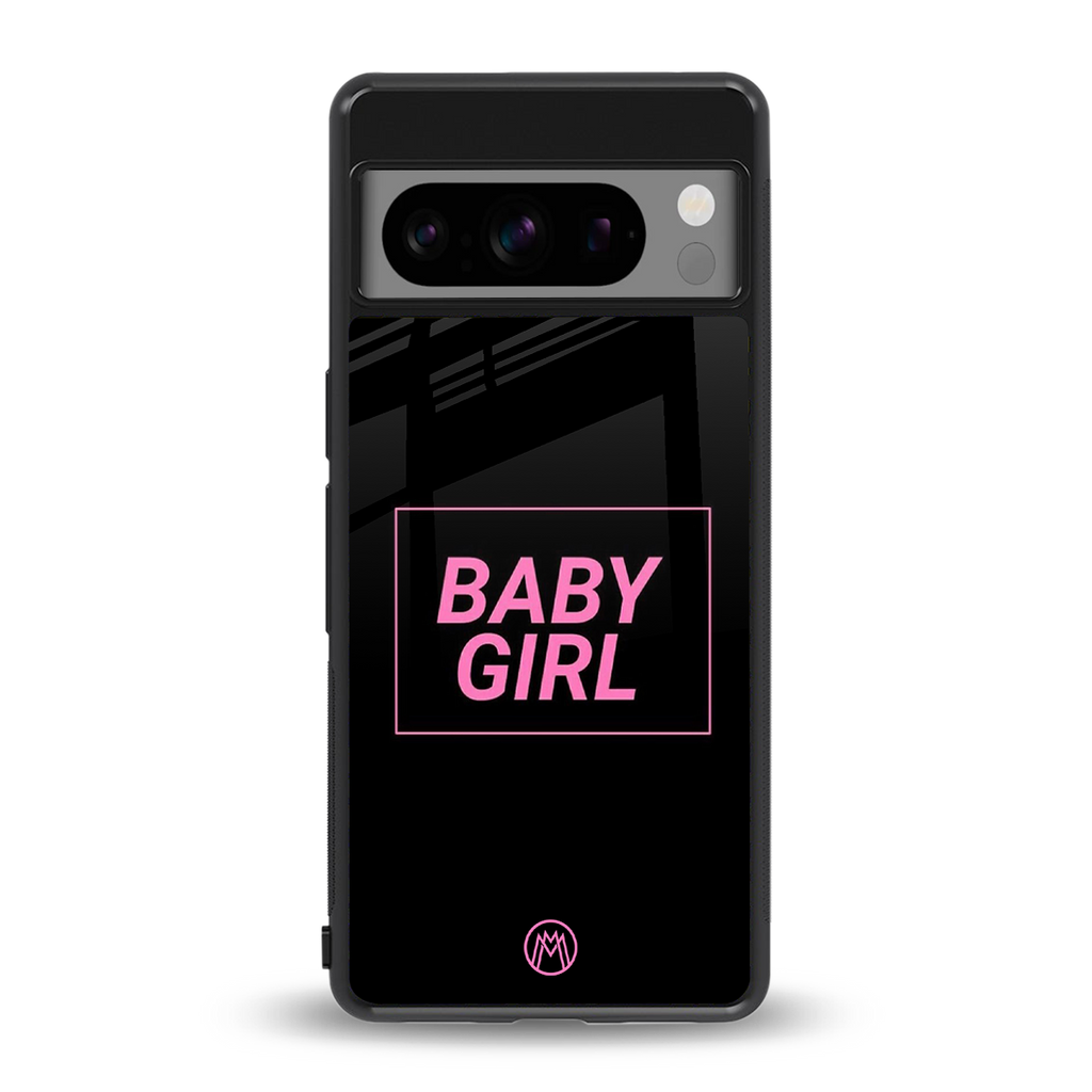 baby girl back phone cover | glass case for google pixel 8 pro