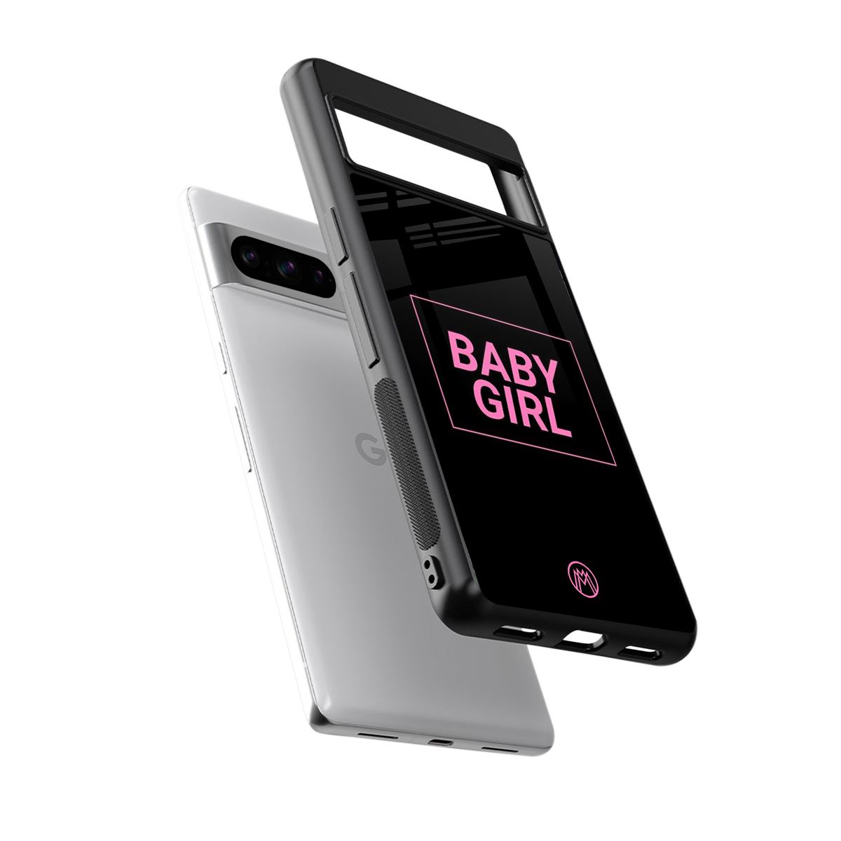 baby girl back phone cover | glass case for google pixel 8 pro