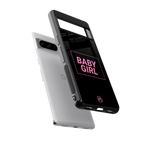 baby girl back phone cover | glass case for google pixel 8 pro