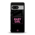 baby girl back phone cover | glass case for Google Pixel 8