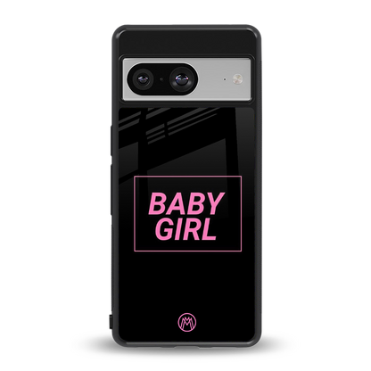 baby girl back phone cover | glass case for Google Pixel 8