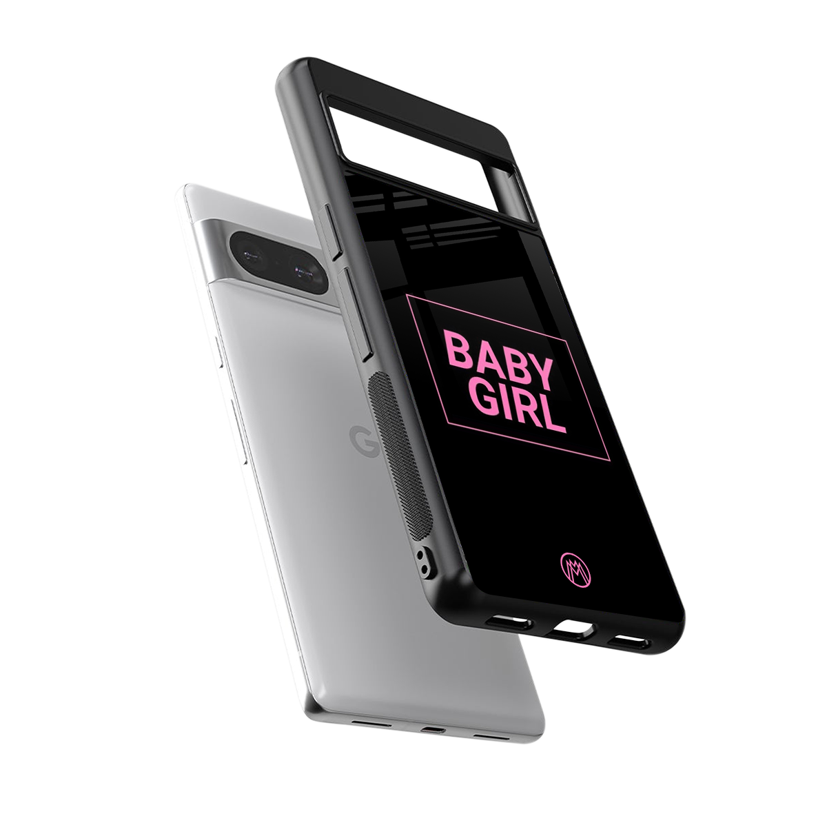 baby girl back phone cover | glass case for Google Pixel 8