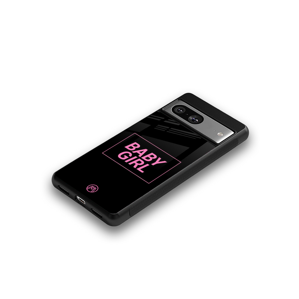 baby girl back phone cover | glass case for Google Pixel 8