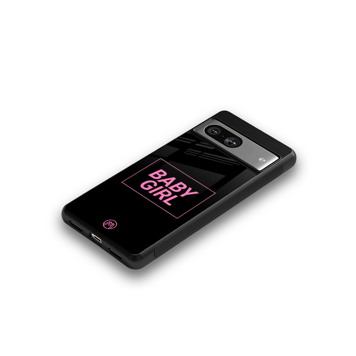 baby girl back phone cover | glass case for Google Pixel 8