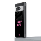 baby girl back phone cover | glass case for Google Pixel 8