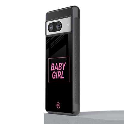 baby girl back phone cover | glass case for Google Pixel 8