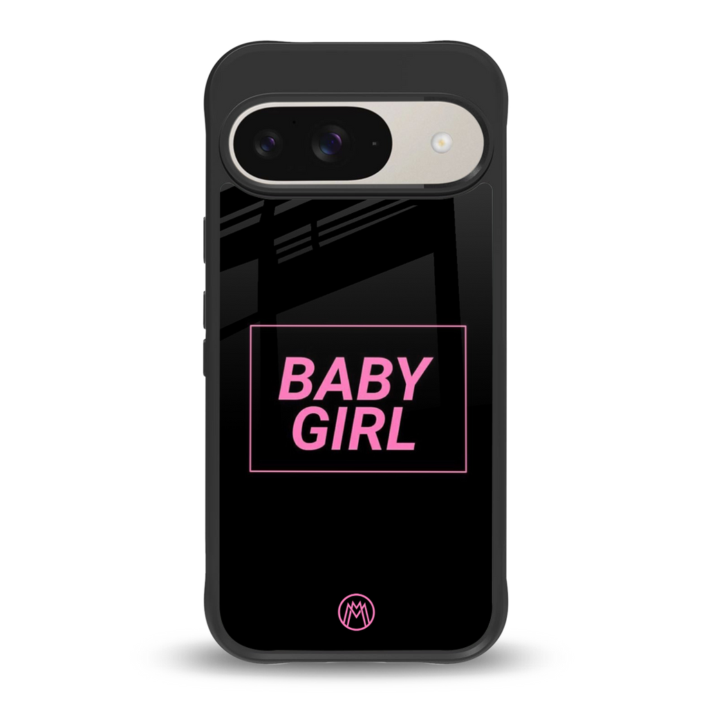 baby girl back phone cover | glass case for google pixel 9