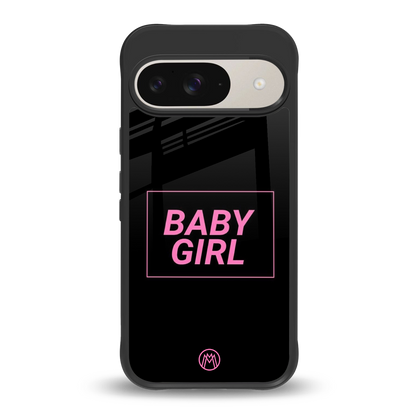 baby girl back phone cover | glass case for google pixel 9