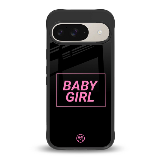 baby girl back phone cover | glass case for google pixel 9