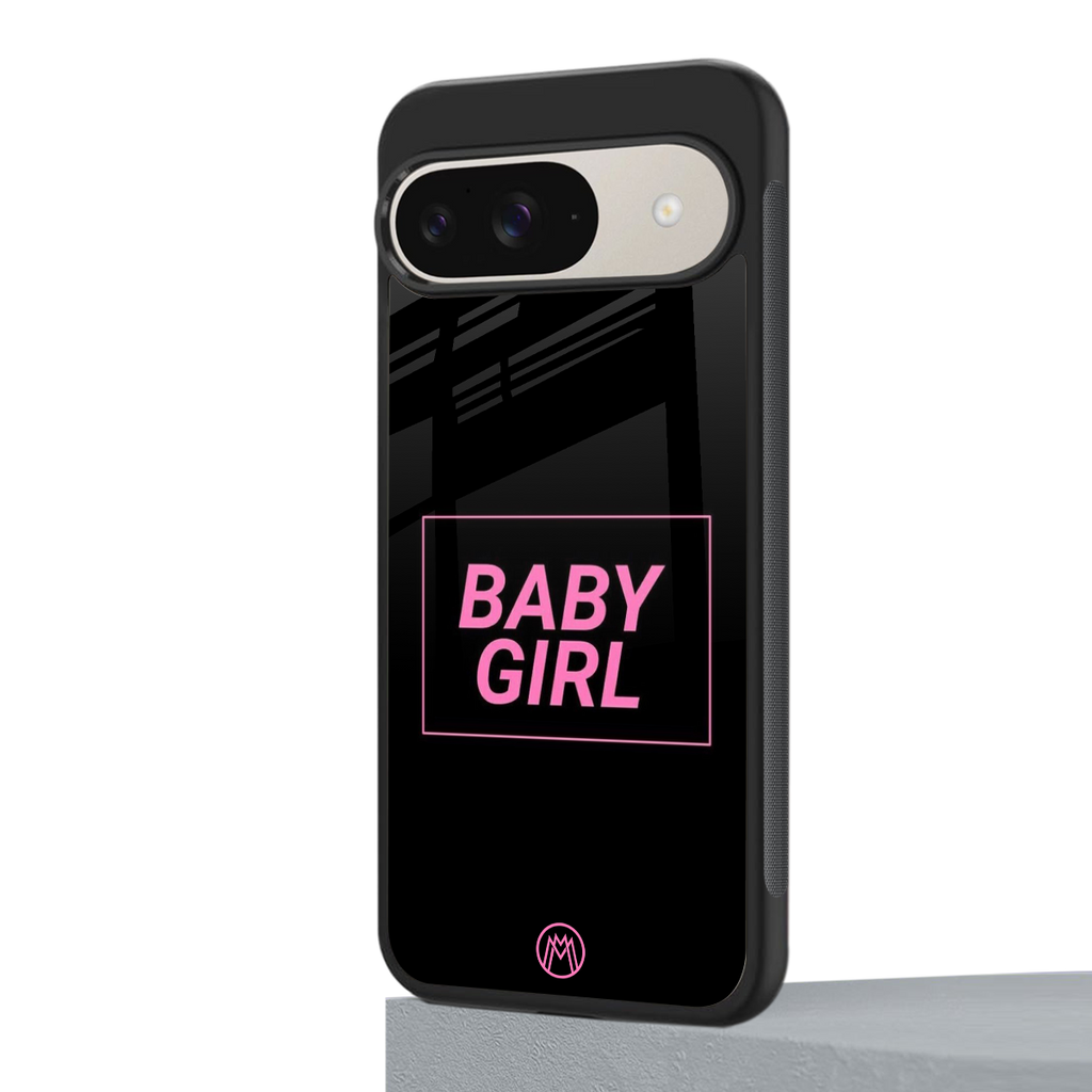 baby girl back phone cover | glass case for google pixel 9