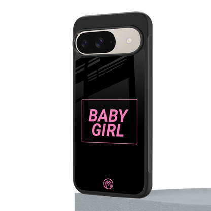 baby girl back phone cover | glass case for google pixel 9