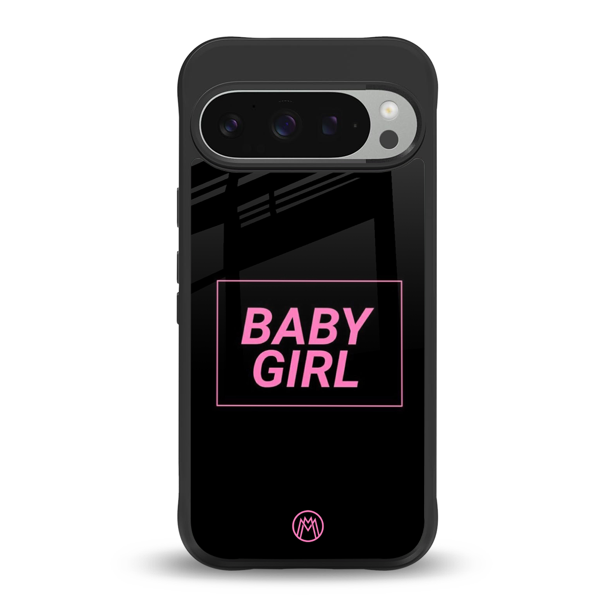 baby girl back phone cover | glass case for google pixel 9 pro xl
