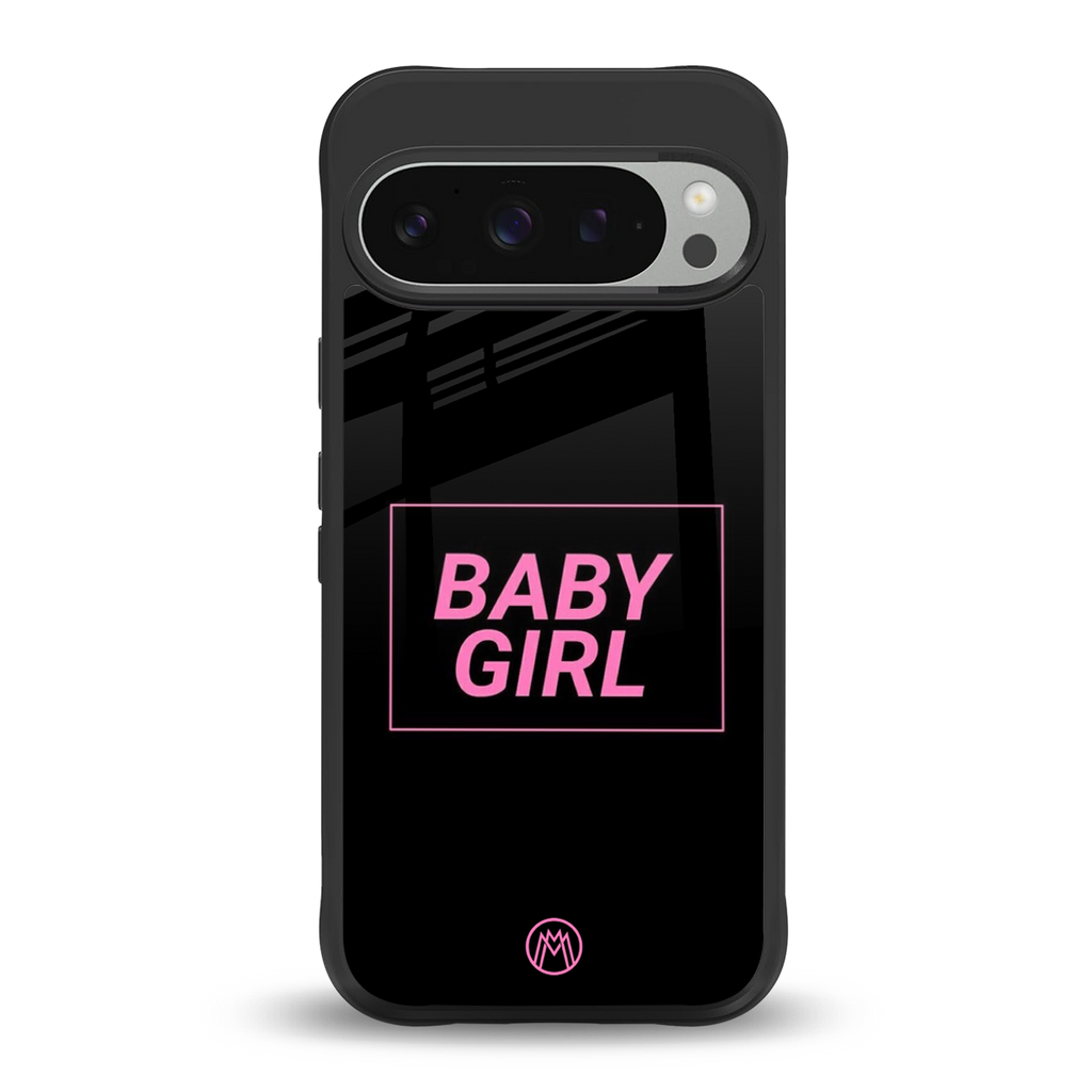 baby girl back phone cover | glass case for google pixel 9 pro