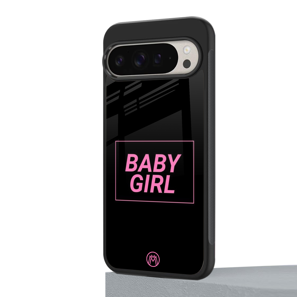 baby girl back phone cover | glass case for google pixel 9 pro xl