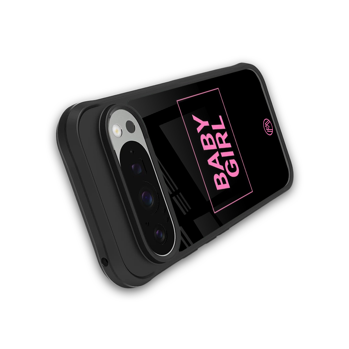 baby girl back phone cover | glass case for google pixel 9 pro xl