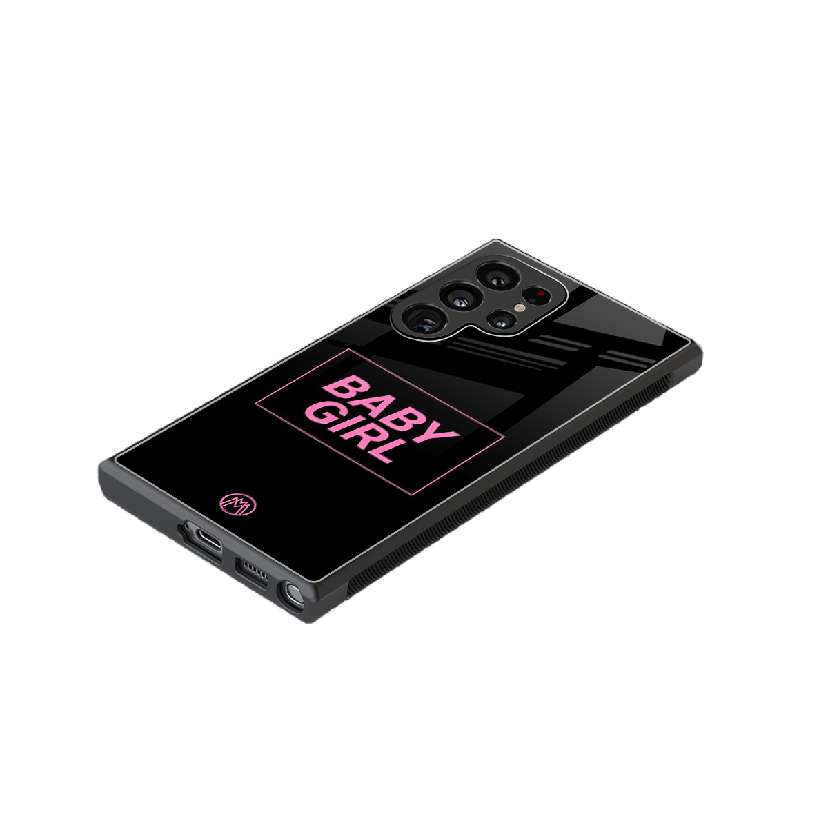 baby girl back phone cover | glass case for samsung galaxy s24 ultra