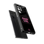 baby girl back phone cover | glass case for samsung galaxy s25 ultra