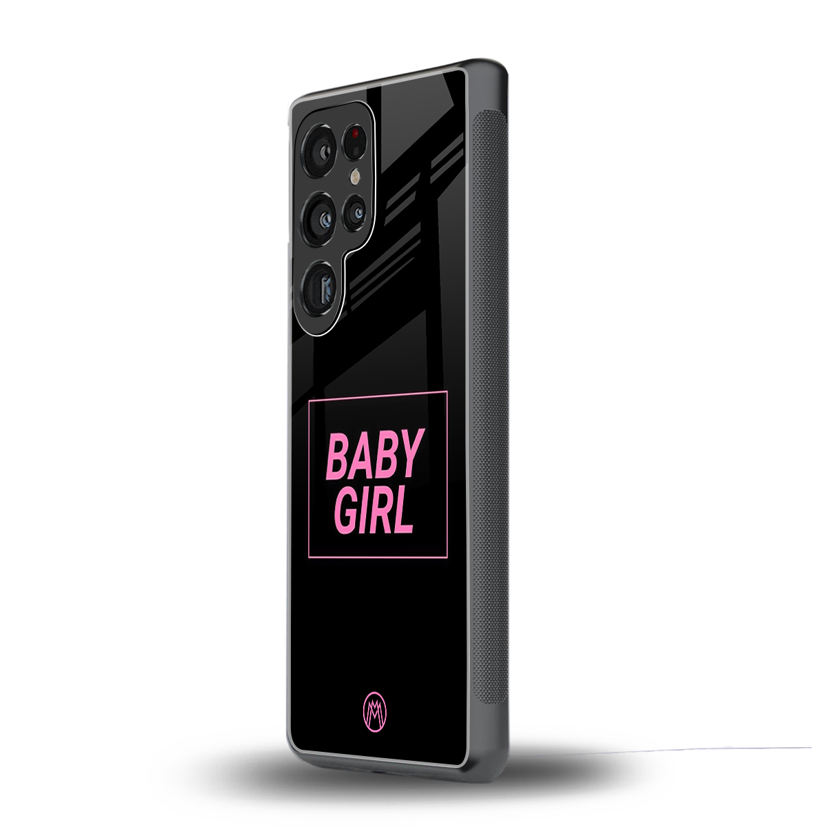 baby girl back phone cover | glass case for samsung galaxy s25 ultra