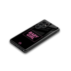 baby girl back phone cover | glass case for samsung galaxy s25 ultra