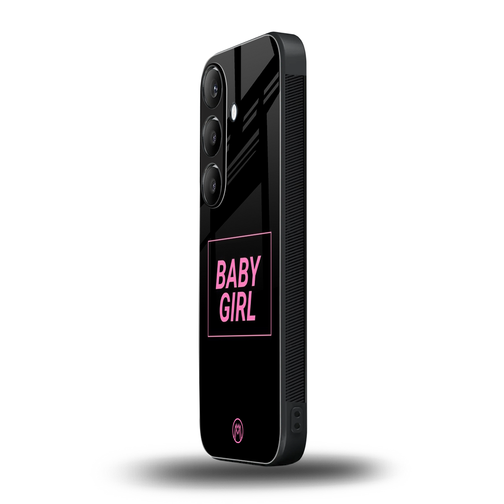 baby girl back phone cover | glass case for samsung galaxy s23