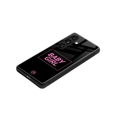 baby girl back phone cover | glass case for samsung galaxy s23 plus