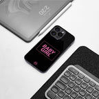 baby girl back phone cover | glass case for google pixel 9 pro