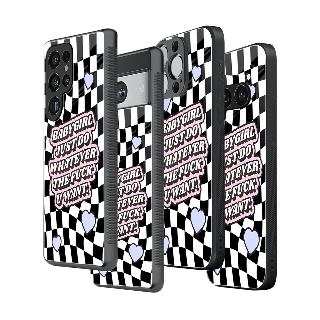 Stylish Glass Back Case for All Smartphones iPhone, Samsung, OnePlus, Pixel, Redmi, Oppo, Vivo, Motorola