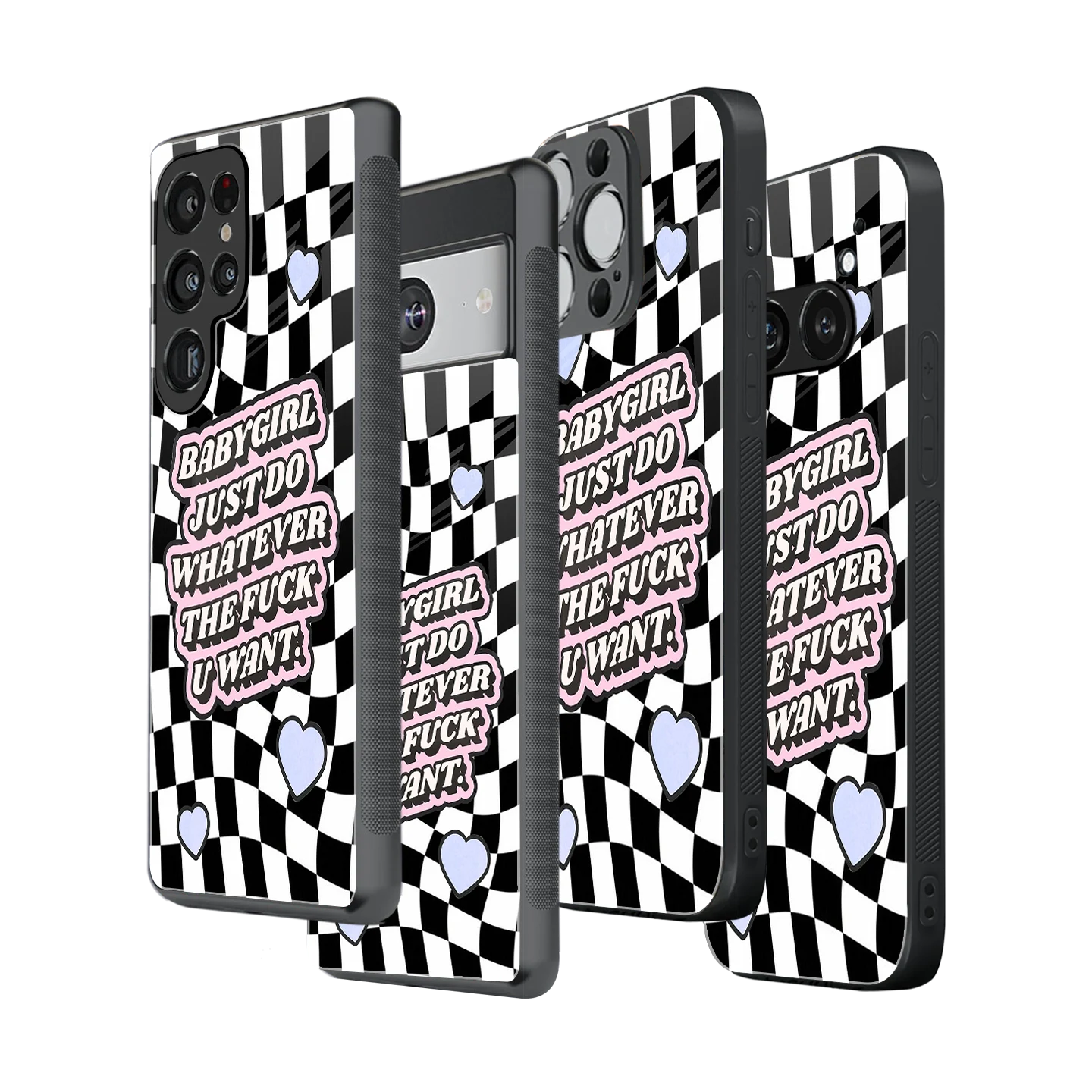 Stylish Glass Back Case for All Smartphones iPhone, Samsung, OnePlus, Pixel, Redmi, Oppo, Vivo, Motorola