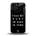 back in town back phone cover | glass case for iphone 13 mini
