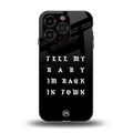 back in town back phone cover | glass case for iphone 13 pro