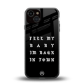 back in town back phone cover | glass case for iphone 13