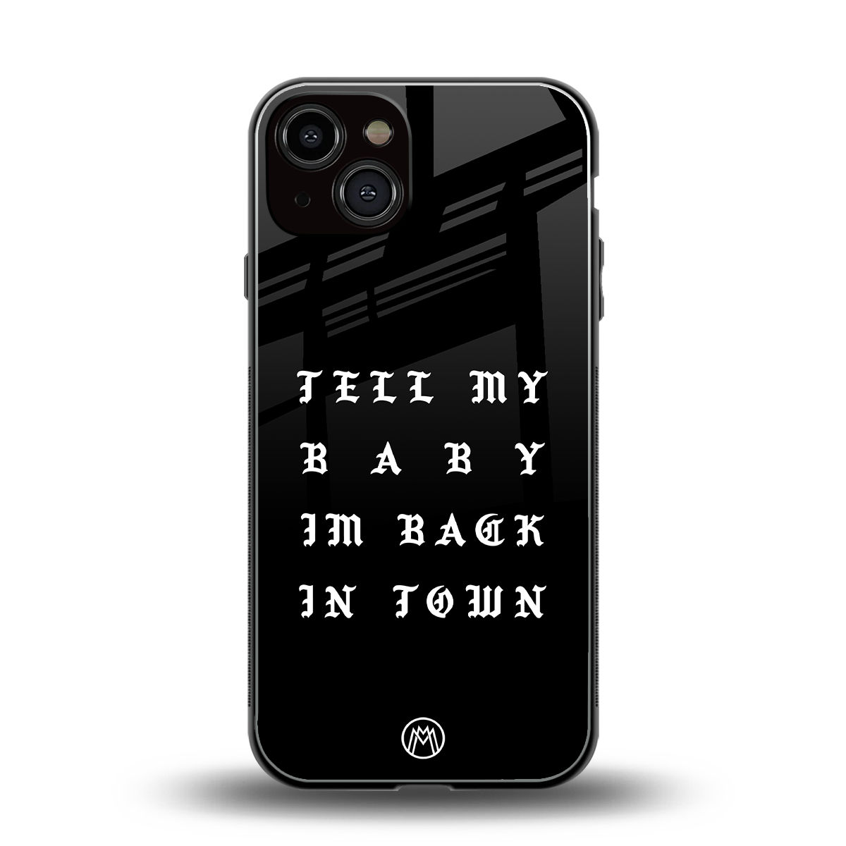 back in town back phone cover | glass case for iphone 13