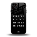 back in town back phone cover | glass case for iphone 15 plus