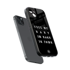 back in town back phone cover | glass case for iphone 14 plus