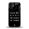 back in town back phone cover | glass case for iphone 16 plus