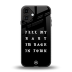 back in town back phone cover | glass case for iphone 16 plus