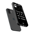 back in town back phone cover | glass case for iphone 16
