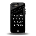 back in town back phone cover | glass case for iphone 16e