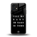 back in town back phone cover | glass case for nothing phone 1