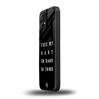 back in town back phone cover | glass case for nothing phone 1