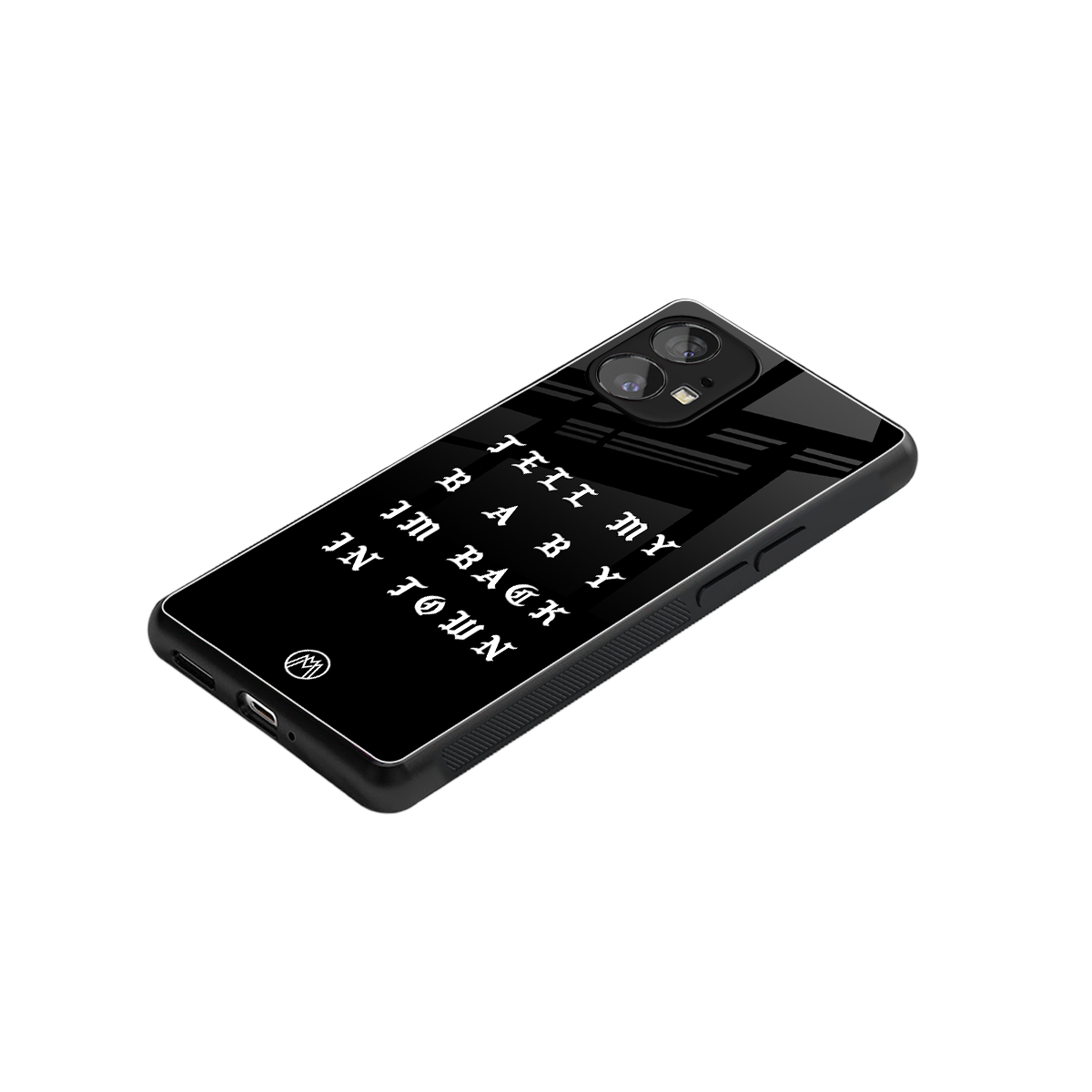 back in town back phone cover | glass case for nothing phone 1