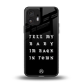 back in town back phone cover | glass case for nothing phone 2