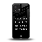 back in town back phone cover | glass case for nothing phone 2